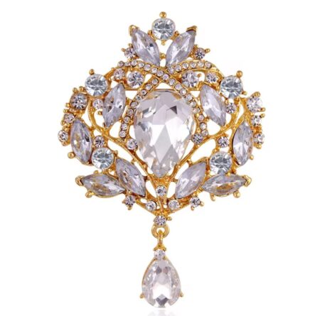Joan Crystal brooch
