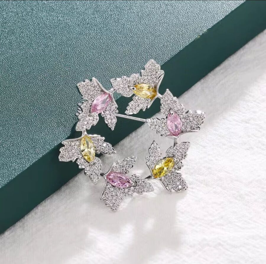 Silver Alloy Rhinestone